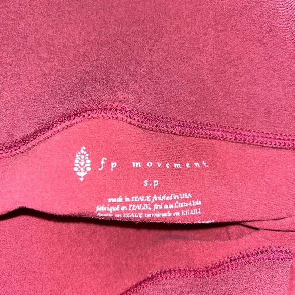 Free People Movement Laser Cut Out Activewear Leggings - Picture 2 of 3